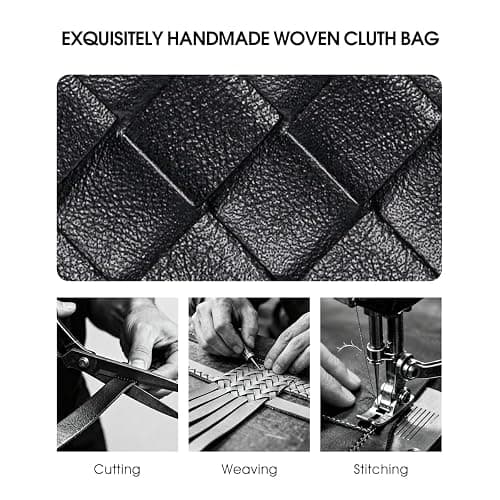 Trendy Woven Crossbody Purse Bag for Women Cute Shoulder Bag Square Box Bags Mini PU Leather Top Handle Purses Handbag thumbnail 8