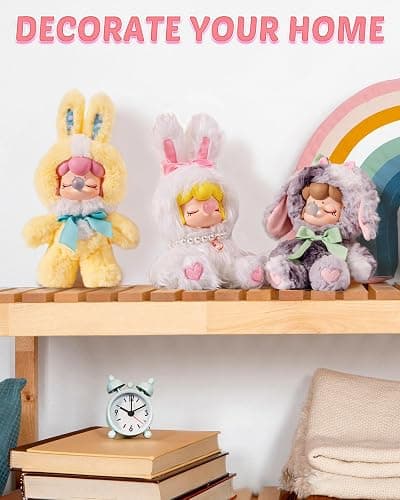 Rolife Nanci Bunny Stuffed Animal Plush Doll,8-11 Inches Cute Anime Blind Box Figures,Mystery Box Popular Soft Collectible Toy for Toddlers Baby Girls Women,Creative Christmas Birthday Gifts thumbnail 6