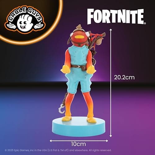 Cableguys Fortnite Fishsticks Controller Holder & Phone Stand - Gaming Setup Accessories for Desk and Game Room, Controller Stand Compatible with Xbox, PlayStation & Most Standard Game Controllers thumbnail 7