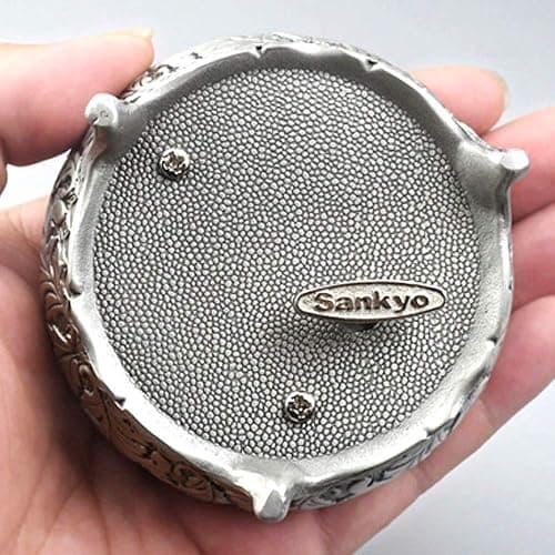 ROSIKING Round Emboss Alloy Metal Music Box Wind Up Antique Jewelry Musical Boxes Christmas Birthday Valentine's Day Gifts Plays Anastasia-Once Upon a December thumbnail 2
