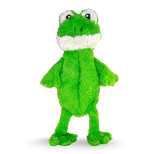 FGA MARKETPLACE Frog Flat NO Stuffing NO Squeak Plush Dog Toy, Funny Style Will Entertain Your Pet for Hours, Recommended for Small and Medium Dog 21 INCH Long - Image 1