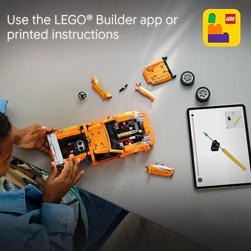 LEGO Technic Fast and Furious Toyota Supra MK4 Building Kit- Toy Car for Kids, Boys, and Girls, Ages 9+ - Creative Gift for Fast and Furious Car Fans - Realistic Engineering Details - 42204 thumbnail 7