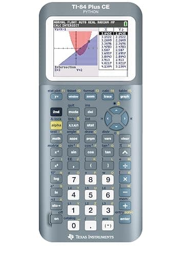 TI-84 Plus CE Graphing Calculator, Fractal Frost - Image 1