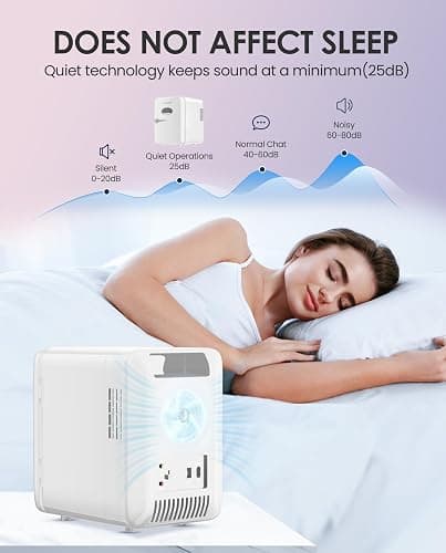 CUTIEWORLD Skincare Fridge - 4L Makeup Fridge for Refrigerating Makeup, Skincare and Food, Mini Fridge for Bedroom, Office and Car, Cooler and Warmer, Beverage Cooler, Pearly White thumbnail 6