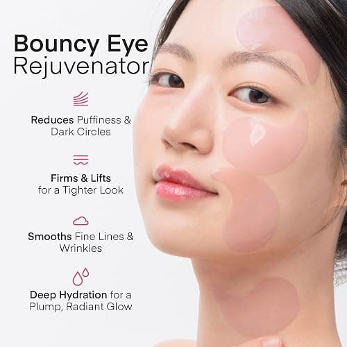 TEREZ & HONOR Peptide Collagen Under Eye Patches - 60 Korean Firming, Glowing & Hydrating Hydrogel Mask for Puffy Eyes, Dark Circles, Wrinkles, Fine Lines, Undereye Bags - Anti-Aging Eye Gel Pads thumbnail 2