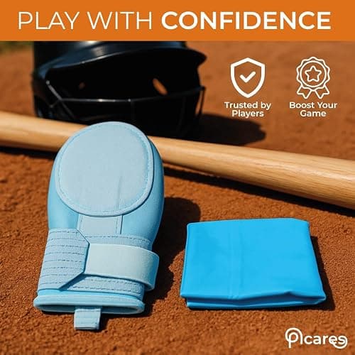 PICARES Sliding Mitt for Baseball - Youth Sliding Mitt - Protective Glove for Baseball Training and Games - Arm Protector Included thumbnail 5