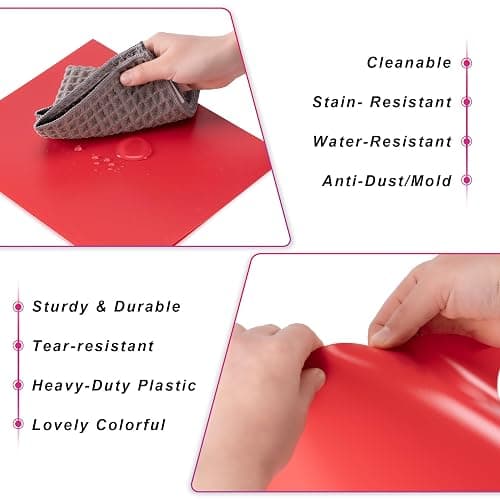 Aegero Plastic Folders with Pockets (7 Pack, Officewhite), Durable Heavy Duty File Folders with Business Card Slot, 2-Pocket Folder for Schoolwork & Office,Letter Size thumbnail 3
