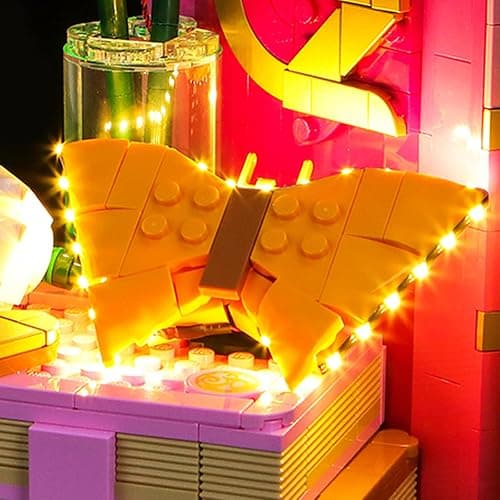 LocoLee Light kit Compatible with Lego 75691 Wicked Glinda & Elphaba Bookends - No Model Only Light, LED Lighting Accessories Compatible with Lego Wicked Set 75691 thumbnail 9