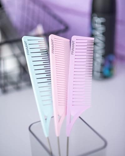 Framar Family Hair Color Brush Set - Framar Dreamweaver Highlight Comb Set thumbnail 9