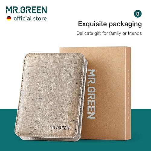 MR.GREEN Manicure Sets Pedicure Kits Stainless Steel Nail Clipper Personal Care Tools with PU Leather Case (Gray) thumbnail 6