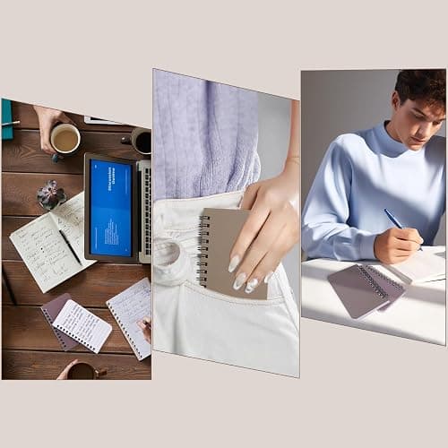 KTOJOY 6 Pack Spiral Notebook Small Pocket Notebook 3x5 Spiral Notepads With Lined Pages, Small Top Spiral Notebook Little Mini Memo Steno Note Pads for Outdoor Home Office College School thumbnail 8
