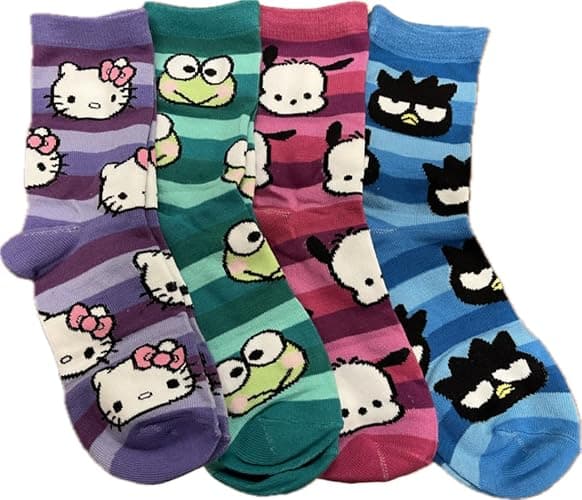 Hobby Lobby Women's Hello Kitty & Friends Mid Crew Socks thumbnail 4
