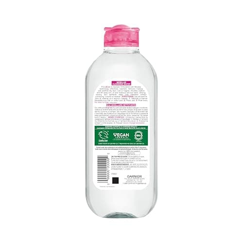 Garnier Micellar Cleansing Water, All-in-One Cleanser & Gentle Makeup Remover, For All Skin Types Including Sensitive. 400ml thumbnail 13
