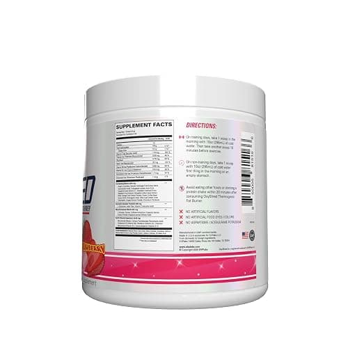 EHP Labs OxyShred Pre Workout Powder - Preworkout Powder with L Glutamine & Acetyl L Carnitine, Energy Boost Drink - Cosmic Blast, 60 Servings thumbnail 9