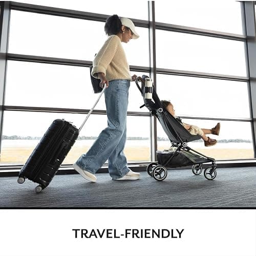 Evenflo Hummingbird Ultra-Lightweight Carbon Fiber Stroller (Crest Gray) thumbnail 2