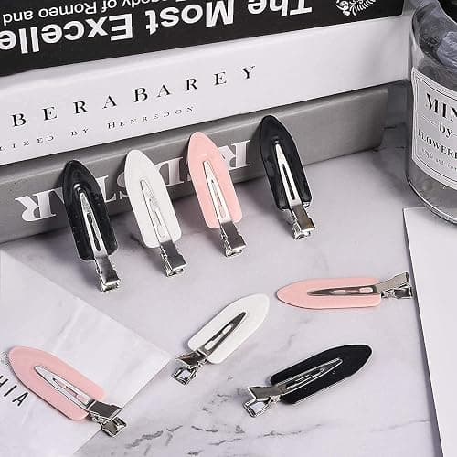 Gingbiss 20 Pcs No Bend Hair Clips, No Crease Hair Clips Curl Pin Clips with Storage Box for Hairstyle Bangs Waves Makeup Application thumbnail 4