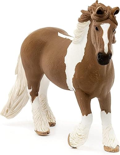 Schleich Farm World Realistic Tinker Mare Horse Figurine - Highly Detailed and Durable Farm Animal Toy, Fun and Educational Play for Boys and Girls, Gift for Kids Ages 3+ thumbnail 7