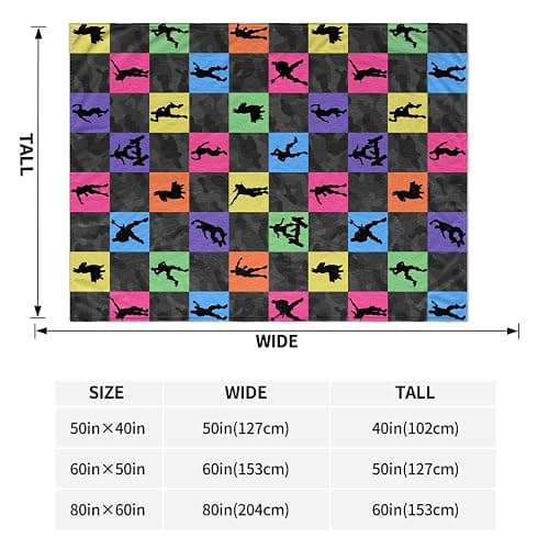 Colorful Game Blanket Soft Fleece Throw - Ideal Gamer Gift for Kids Teens and Adults - Warm, Cozy & Stylish Game-Themed Room Decor 40"x50" thumbnail 2