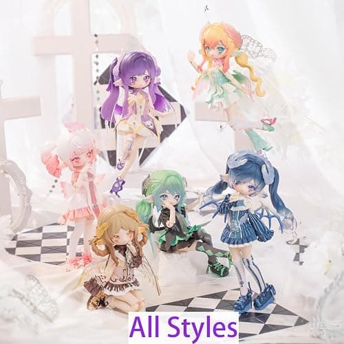 GNATAPIAY 1/12 BJD Dolls Blind Box,Kawaii BJD Dolls Symphony Poetry Girl Series 1/12 Ball Jointed Doll Collectable Action Figure Posable Dress Up Doll for Girls Birthday Gift thumbnail 3