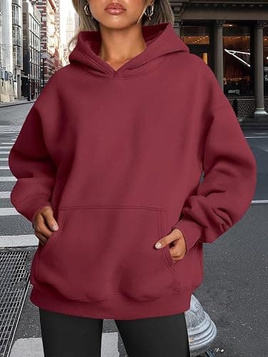 Trendy Queen Womens Oversized Hoodies Fleece Sweatshirts Fall Fashion Pullover Sweaters Winter Clothes thumbnail 6