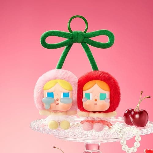 POP MART Crybaby Crying for Love Series-Vinyl Plush Hanging Card (Love You Cherry Much), Toys for Modern Home Decor, Collectible Toy Set for Desk Accessories, 1PC thumbnail 5