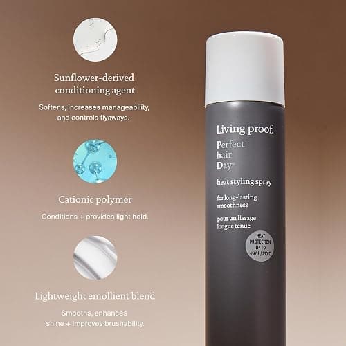 Living Proof Perfect Hair Day Heat Styling Spray – Smoothness for 48 Hours, Heat Protection up to 450°F, Ultra-Fine Mist for Damp or Dry Hair thumbnail 7