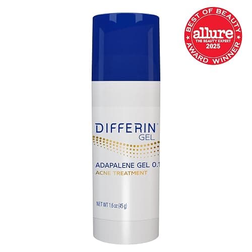 Differin Acne Retinoid Treatment Gel, 0.1% Adapalene, 45g Pump | 90-Day Supply Pump, Over-The-Counter Retinoid, Clears Breakouts, Gentle For Sensitive Skin, Dermatologist Recommended thumbnail 2