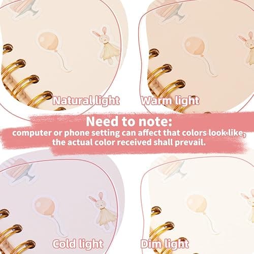 Vienrose Kids Scrapbook Album 8.5"X8.3" with Window Silk Fabric Cover Acid-Free Pages Personalised DIY Photos Scrapbooking for Baby Memory Book, First Year Keepsake Journal Gift Boy Girl, Beige thumbnail 9