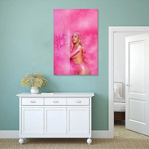 YRUAWRH Doja Cat Poster Wall Art Aesthetic Cover Canvas Vintage Poster Decorative Painting for Bed Room Living Room 12x18inch(30x45cm) Unframe-style-3 thumbnail 4