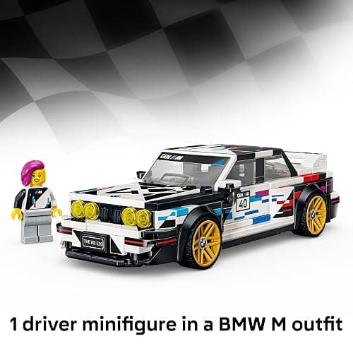 LEGO Speed Champions BMW M3 (E30) 77263 | Building Toy for Boys & Girls, Ages 9+, Detailed Toy Car for Kids, Play or Display Model, 358 pieces, Gift for Birthdays thumbnail 5