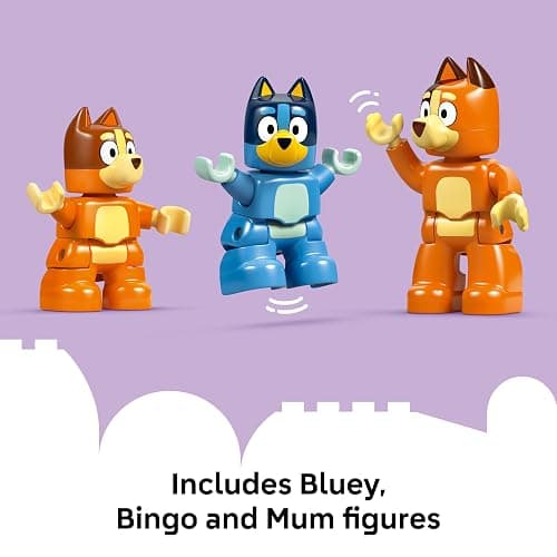 LEGO DUPLO Bluey: Bluey’s Family House with Memory Game - Toddler Toy for Kids Ages 3+ - Memory Game Playset Includes Bluey Figure - Preschool Toy Gift Idea for 3 Year Old Girls and Boys - 10459 thumbnail 6