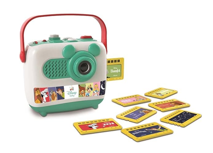 Clementoni Disney Storytime Projector with Narration, Music, Nightlight and 8 Story Cards for Toddlers - Image 1