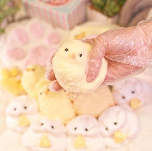 JIACAI 3pcs Handmade Chick Squishy Toys Ultra Soft squishies Fidget Toys Silicone Squeeze Toys for Stress Relief ( Chicken ) thumbnail 7