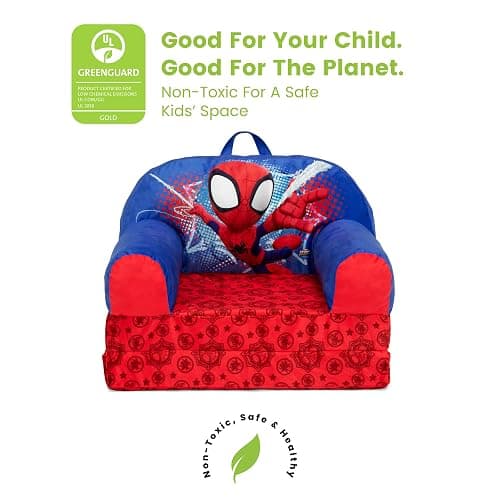 Delta Children - Spidey and His Amazing Friends Cozee Buddy Flip-Out Kids Chair, Red thumbnail 7