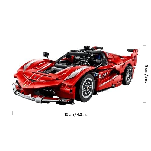 LEGO Technic Ferrari FXX K Race Car Toy - Play & Display Model Building Kit with V12 Engine, Differential and Moving Pistons - Motorsports Gift for 10+ Year Old Boys - 42212 thumbnail 3