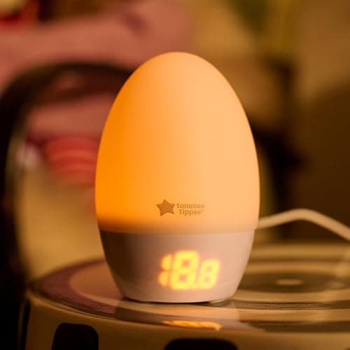 Tommee Tippee GroEgg2, Toddler Nightlight, LED Colour-Changing with Digital Room Temperature Display for Safer Sleep, Adjustable Brightness, Silicone Shell, USB Rechargeable thumbnail 2