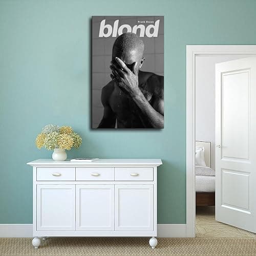 Frank Ocean Poster Blonde Poster Album Cover Canvas Poster Wall Art Decor Print Picture Paintings for Living Room Bedroom Decoration Frame-style08x12inch(20x30cm) thumbnail 4