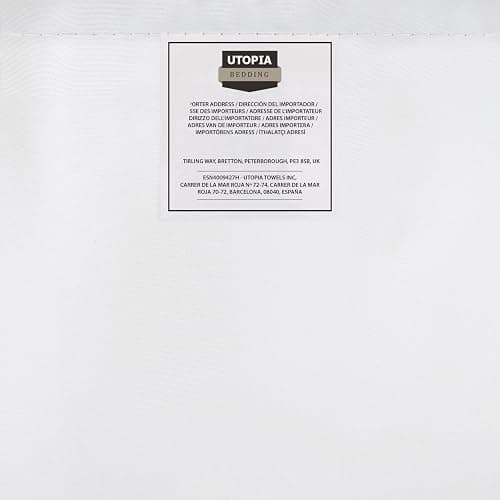 Utopia Bedding Bolster Pillow Pack of 1, (Double, 4Ft 6 Inch), Full Body Pillow, Soft Hollowfiber Filling, Long Pregnancy Pillow for Maternity Support and Side Sleeper (White) thumbnail 11