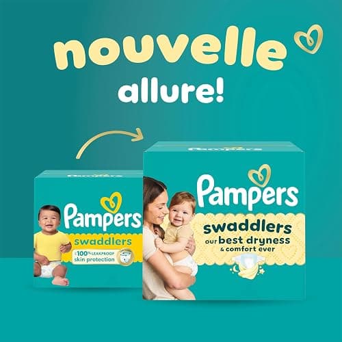 Pampers Swaddlers Diapers, Size 3, Absorbent, Keeps Baby Dry and Comfortable, Skin Safe Disposable Baby Diaper, 1 Pack (Count of 132) thumbnail 17