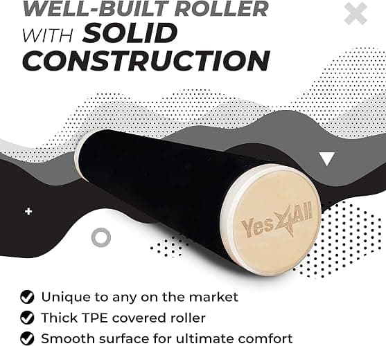 Yes4All Balance Board Trainer Wooden with Adjustable Stoppers, Balance Roller Boards - 3 Different Distance Options, Hockey Balance Board for Surfing Training thumbnail 4