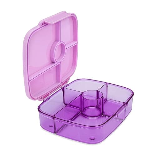 Yumbox Go Leakproof Bento Lunch Box, 5 Compartments, Kyoto Purple | Deep Portioned Tray | Removable Silicone Gasket | Lightweight Construction | Fits Most Lunch Bags | Easy-Clean Design thumbnail 3