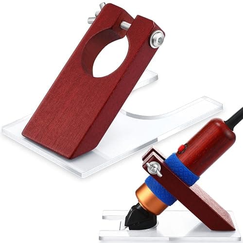 Chumia Shearing Guide for Carpet Trimmer Rug Trimmer Guide Solid Wood Acrylic Rug Tufting Supplies to Keep Your Carpet Surface Uniform - Image 1