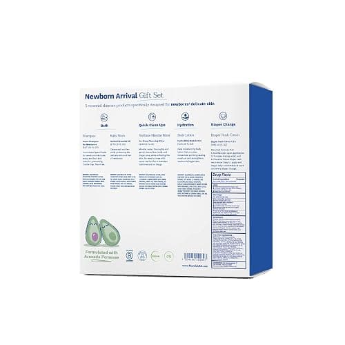 Mustela Newborn Arrival Gift Set - Baby Skincare & Bath Time Essentials - Natural & Plant Based - 5 Items Set thumbnail 2