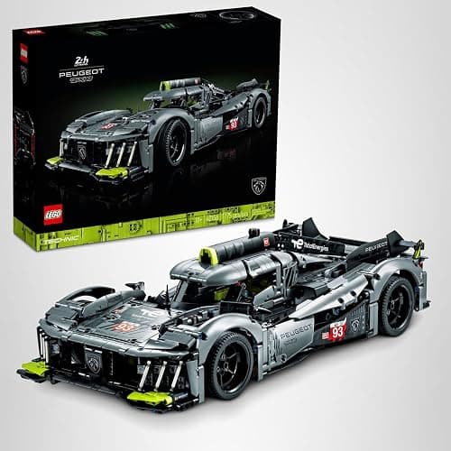 LEGO Technic Peugeot 9X8 24H Le Mans Hybrid Hypercar 42156 Collectible Race Car Building Kit for Adults and Teens, 1:10 Scale Racing Car Model, Gift for Motorsport Fans thumbnail 8