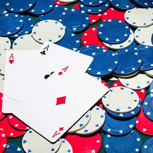 Global Gizmos 50520 200 Piece Poker Set / 4g Chips/Contains Chips, Dice & Cards/Portable Casino Style Carry Case/Texas Hold’Em, Blackjack and More thumbnail 8