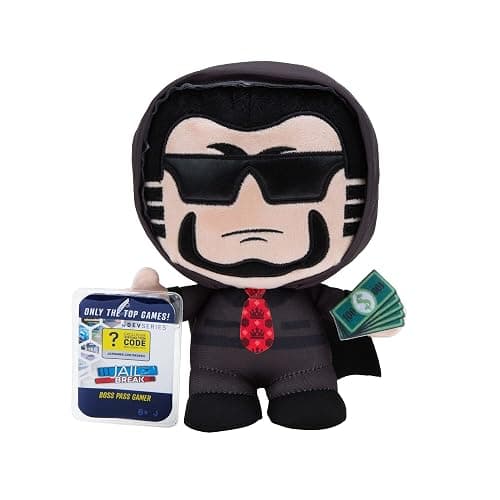 DevSeries Jailbreak Collector Bundle - Three Exclusive Virtual Item Codes with Boss Pass Gamer Plush, SWAT Pass Gamer Squooshems, and Mr. Donut Hanger thumbnail 4