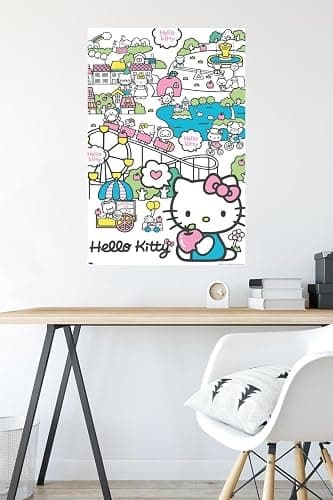 Trends International Hello Kitty - Carnival Wall Poster, 22.375" x 34", Unframed Version thumbnail 2