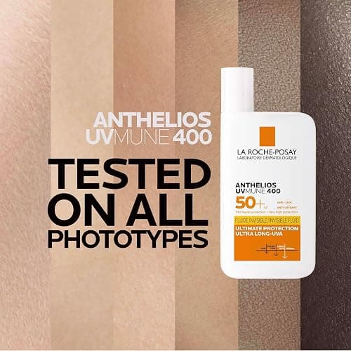 La Roche-Posay Anthelios UVMune 400 Ultra-Light Invisible Fluid, Non-Perfumed Sun screen for Sensitive Skin SPF50+ 50ml thumbnail 6