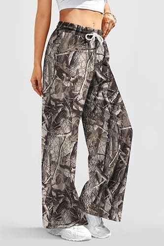 ALIMASHA Womens Wide Leg Sweatpants Baggy Lounge Travel Pants Fall Fashion Outfits 2025 Winter Joggers Clothes thumbnail 3