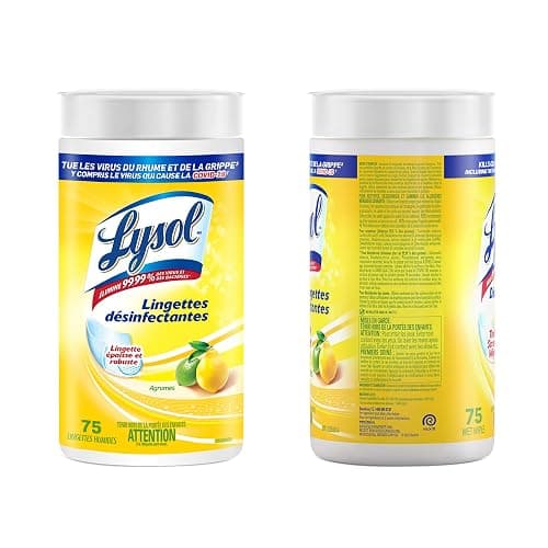 Lysol Disinfecting Wipes, Thick Cleaning Wipes with Micro Pocket Design for Home & Electronics, Kills 99.9% of Germs, Removes Allergens, Citrus Scent, 6 x 75 Count (450 Total Wipes) thumbnail 10